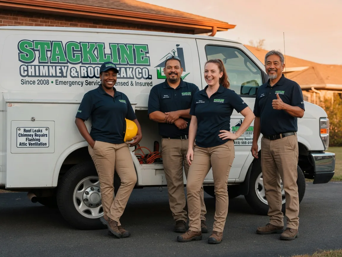 Chimney flashing repair company in Benson, NC
